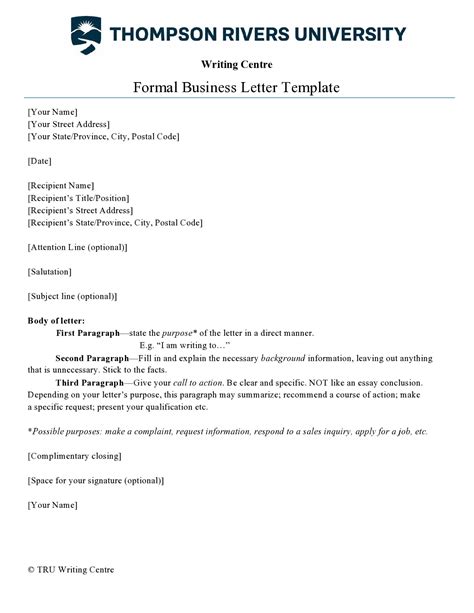 30 Professional Business Letter Templates [Word]