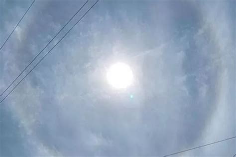 This is why the sun has a halo around it today - Devon Live