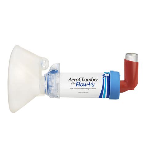 AeroChamber Plus* with Flow-Vu* Anti-static VHC with Adult Mask (5+ years) - AeroChamber