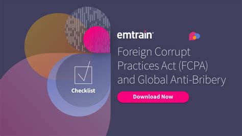 FCPA & Global Anti-Bribery Compliance Checklist | Emtrain