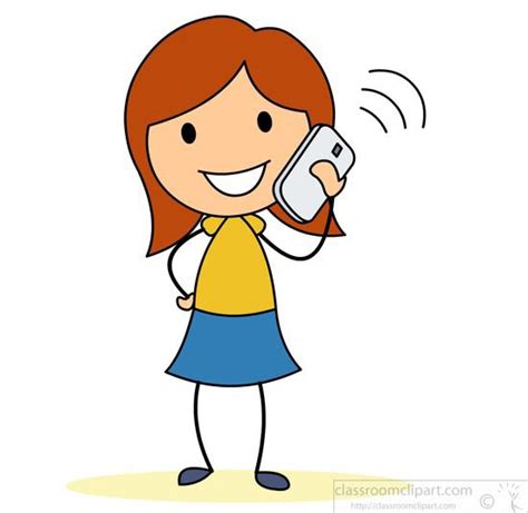 Talking On The Phone Clipart - ClipArt Best