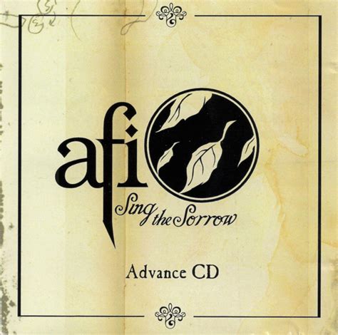 AFI - Sing The Sorrow (2003, CDr) | Discogs