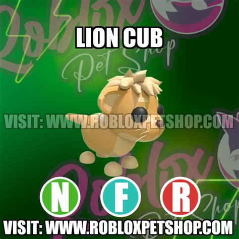 Lion Cub NEON FLY RIDE Adopt Me