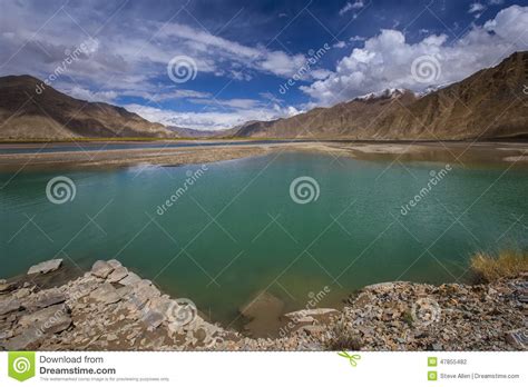 Brahmaputra River - Tibet - China Stock Photo - Image of tibetan, brahmaputra: 47855482