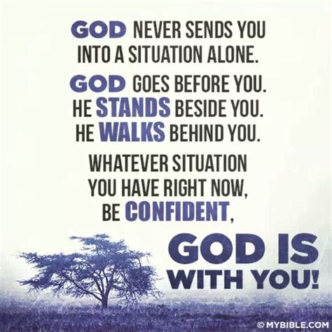 God is with you | Quotes about god, Inspirational quotes, Words of encouragement