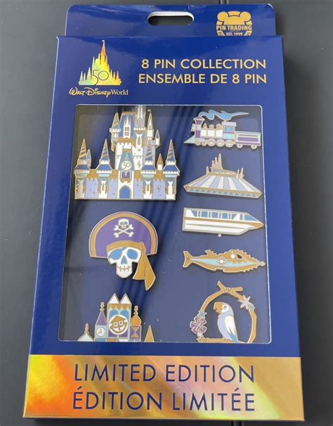 Walt Disney World 50th Anniversary Limited Edition Pin Releases ...