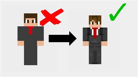 Minecraft Skin Tutorial | Tuxedo! - YouTube