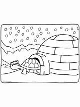 Printable Coloring Pages Igloo 2025 sketch template
