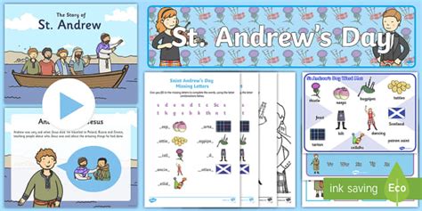 St Andrew's Day Activities - Fun Resources for Early Level