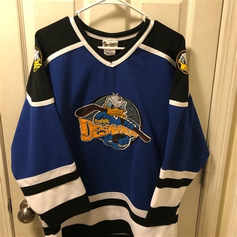 Disney | Other | Vintage Donald Duck Hockey Jersey | Poshmark