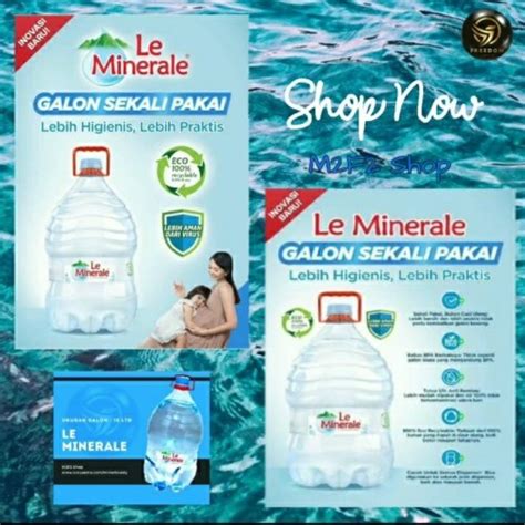 Jual Air Mineral Le Minerale Galon + isi 15 liter (Khusus Gojek/Grab) - Jakarta Pusat - M2F2 ...