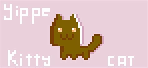 Yippee cat pixel art