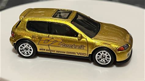 Hot wheels fast and furious hector’s civic custom - YouTube