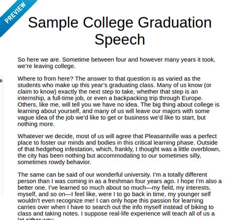 How to write a good graduation speech - Quora