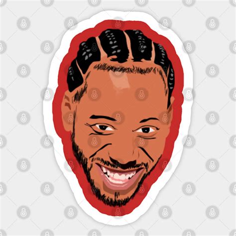 Kawhi Leonard laugh - Kawhi Leonard - Sticker | TeePublic