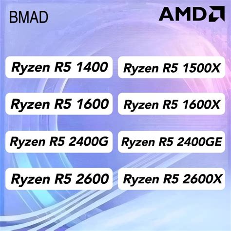 AMD Ryzen 5 Series desktop CPU for light to moderate gaming and multimedia tasks Ryzen R5 1400 ...