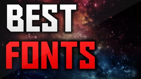 Best FREE Fonts to Use for YouTube 2016! (for Banners/Headers/Logos)2016 | Best free fonts ...