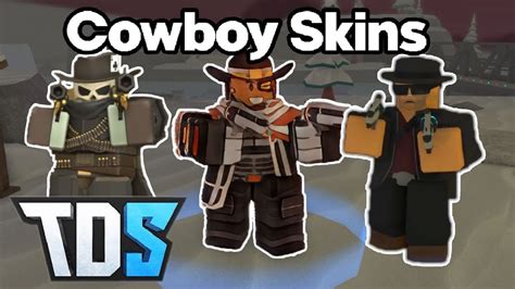 ALL Cowboy Skins Showcase... (TDS BADLANDS Update) - YouTube