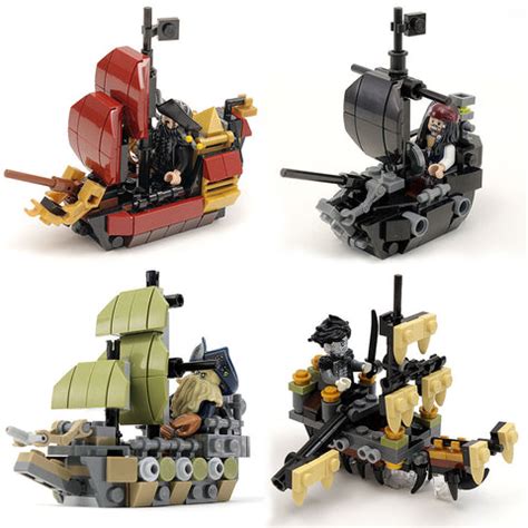 Instructions for Custom LEGO Pirates of the Caribbean Pirate Ships - A – Build Better Bricks