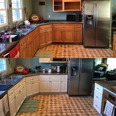 Kitchen cabinet resurfacing for under $200 (#QuickCrafter) Kitchen Cabinets For Less, Kitchen ...