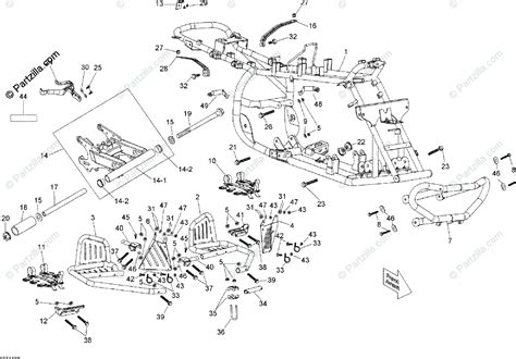 Can-Am ATV 2016 OEM Parts Diagram for FRAME | Partzilla.com