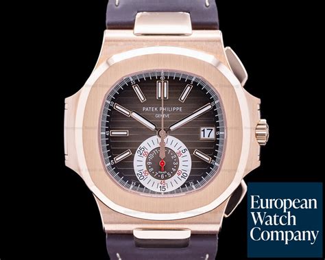 Patek Philippe 5980R-001 Nautilus Chronograph 5980R 18K Rose Gold 2022 ...