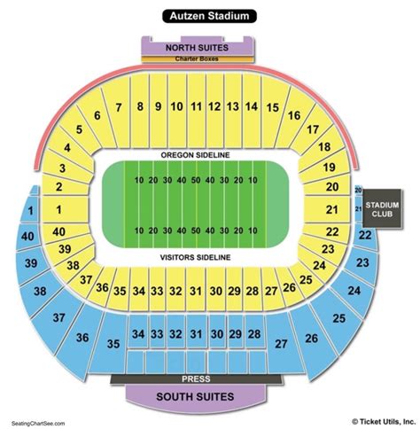 Autzen Stadium Seating Chart | Seating Charts & Tickets