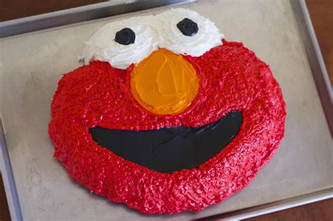 Elmo Birthday Cake Recipe - MakeBetterFood.com