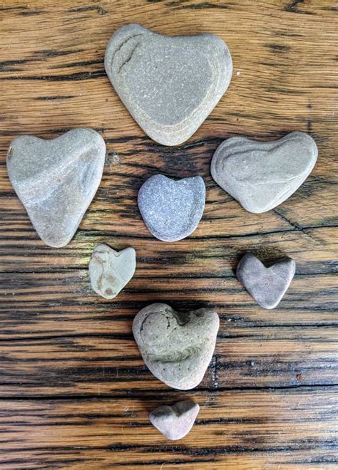 Heart Shaped Beach Rocks Lake Erie Set of 8 - Etsy