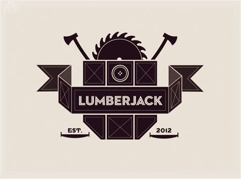 Lumberjack logo design ,poster,badge,London creative serviceLogo ...