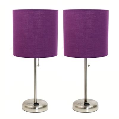 Purple Pull-Chain Lamps & Lamp Shades at Lowes.com