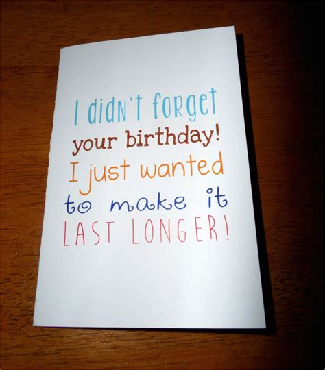 Funny Late Birthday Cards Funny Belated Birthday Card I Didn 39 T forget Your | BirthdayBuzz