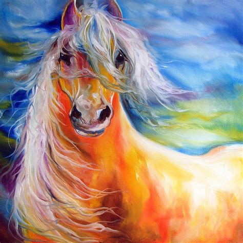 Yellow Horse Painting 5D Diamond Painting - 5diamondpainting.com – Five ...