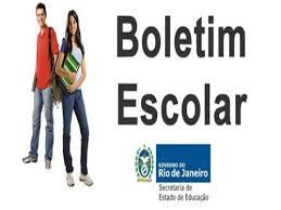 SEEDUC RJ Boletim Escolar