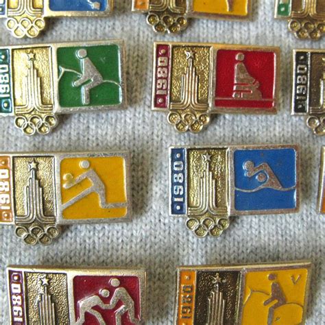 22nd Olympic Games Pins Sports Collectible Summer Olympic | Etsy