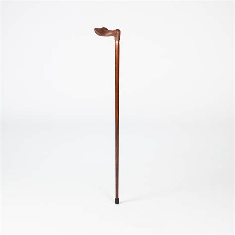 Anatomical Crutch, Imitation Wood, Right - Kinetic LifeStyles