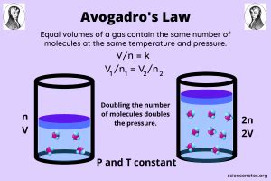 Avogadro's Law - Definition, Formula, Examples