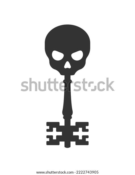 Ancient Skull Key Hidden Treasure Flat Stock Vector (Royalty Free ...