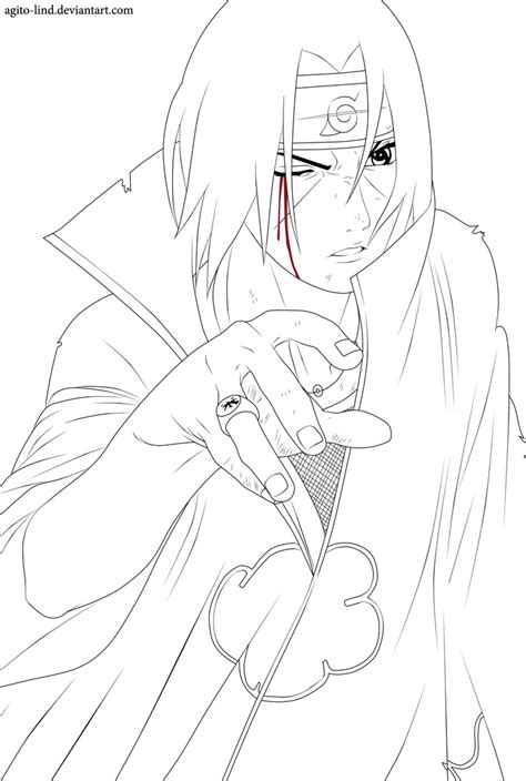 Itachi Uchiha Coloring Pages - DereonilSanchez