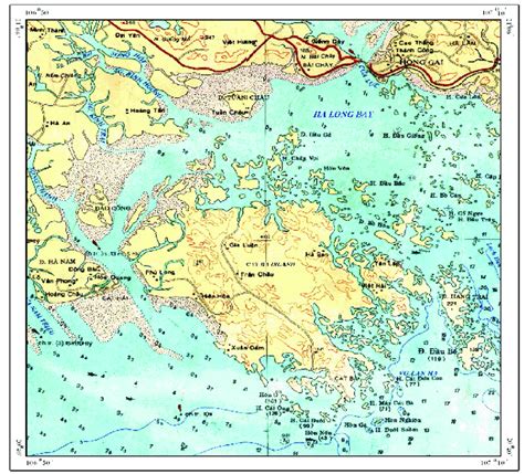 Topography of Cat Ba Islands. | Download Scientific Diagram