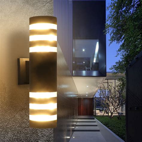 Modern Outdoor Lighting Waterproof Up Down LED Wall Lamp Outdoor Fixtures Industrial Decor For ...