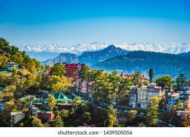 Beautiful Panoramic Cityscape Shimla State Capital Stock Photo ...