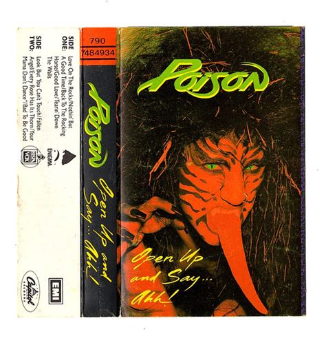 Poison - Open Up And Say ... Ahh! (1988, Cassette) | Discogs