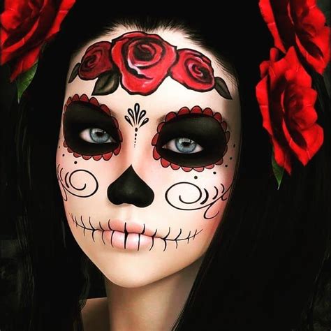 Maquillaje De Catrina Fácil Y Bonito Para Niñas - departureidea