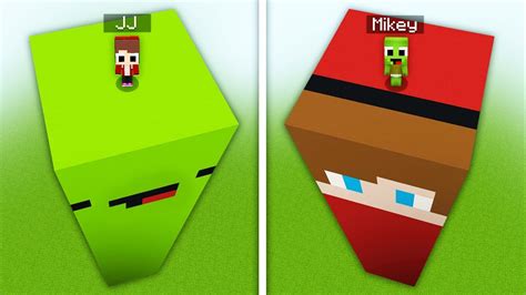 JJ Skin Tower VS Mikey Tower Survival Battle in Minecraft Challenge ...