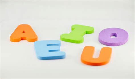 Free stock photo of A E I O U, abcs, color letters