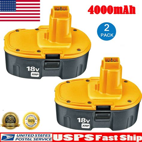 2 Pcs 18V XRP Replacement Battery for DeWALT DC9096-2 DC9098 DC9099 DW9095 Drill | eBay