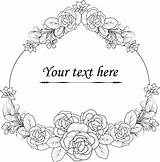 Marcos Bordes Flower Caratulas Colorier Cuadernos Coloriage Paint  sketch template