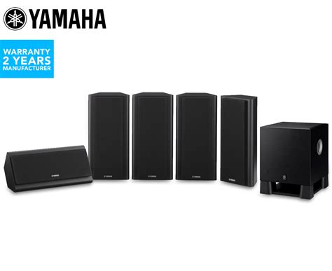 Yamaha 2-Way Acoustic Bookshelf Speakers w/ Centre Pack | Scoopon Shopping