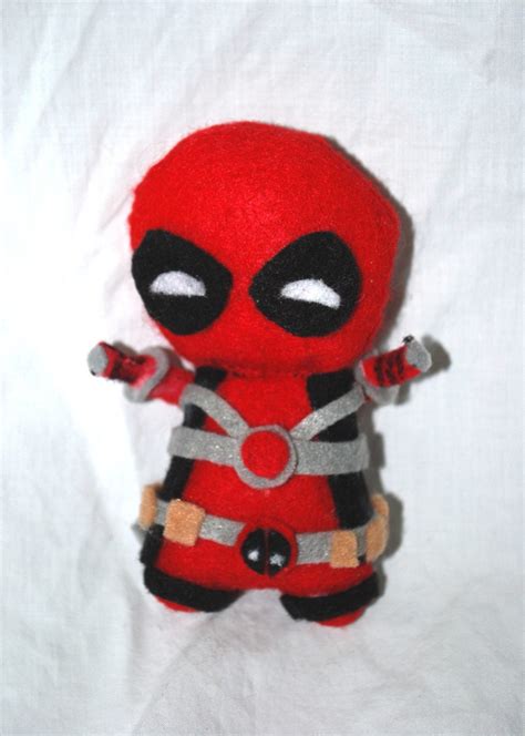 Deadpool Plush Doll by MiniatureHeroes on Etsy